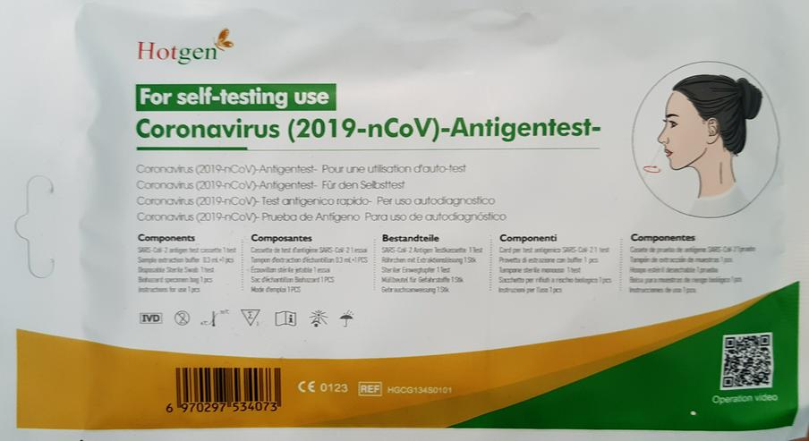 Hotgen Coronavirus (2019-nCoV)-Antigentest