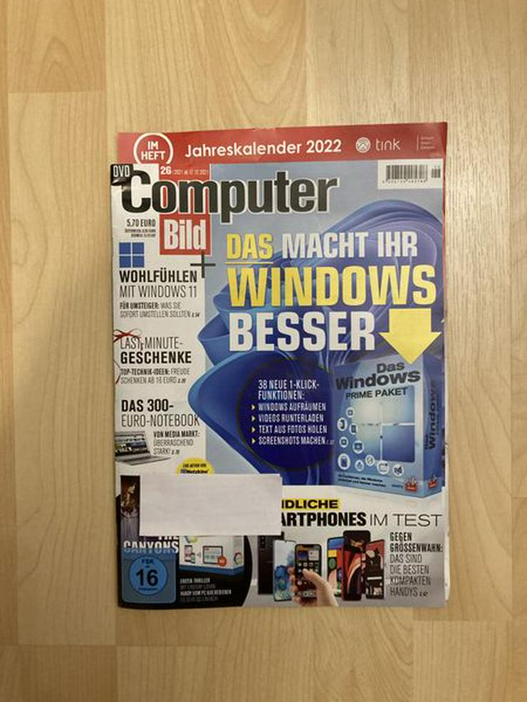 UNGELESEN Computer Bild Nr. 26/2021 incl. DVD (unbenutzt) - Zeitschriften & Zeitungen - Bild 1