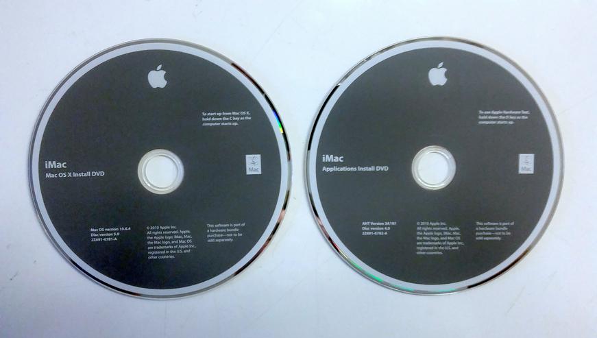 APPLE iMac Installation DVDs 10.6.4, NEU und unbenutzt