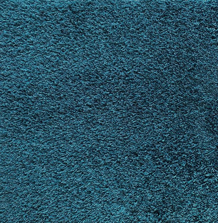 Bild 2: Hochflorige blaue Interface Teppichfliesen