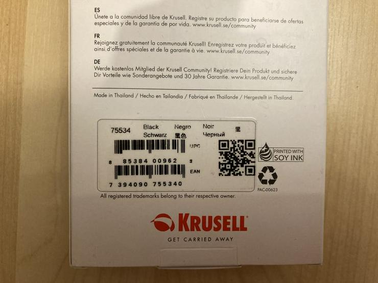 Bild 3: Krusell Gürtel Tasche Cover Leder schwarz iPhone 5/5S/SE
