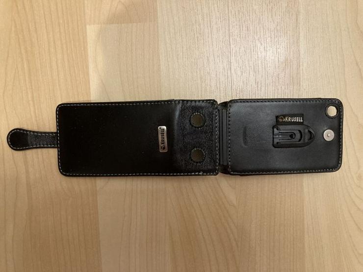 NEUWERTIG Krusell Gürtel Tasche Cover Leder schwarz iPhone 3G - Cover & Schutzhüllen - Bild 5