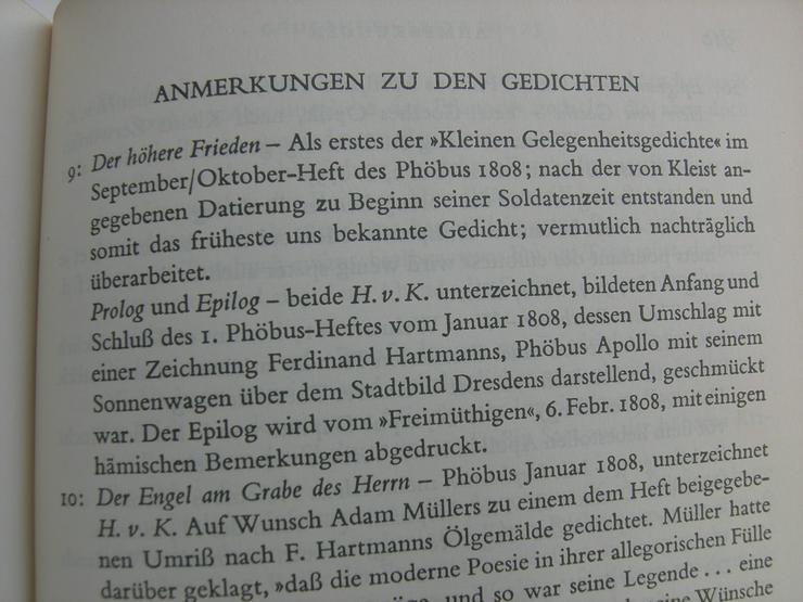 Bild 5: Heinrich von Kleist: Sämtliche Werke und Briefe