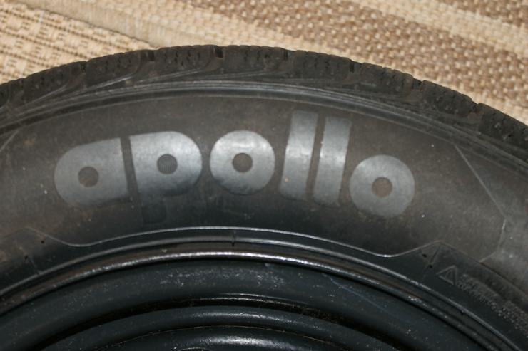 4 Winterreifen gebraucht, ausgewuchtet auf Stahlfelgen „Apollo Alnac“, Reifegröße 185/65 R14 86 T M+S - Winter Kompletträder - Bild 3