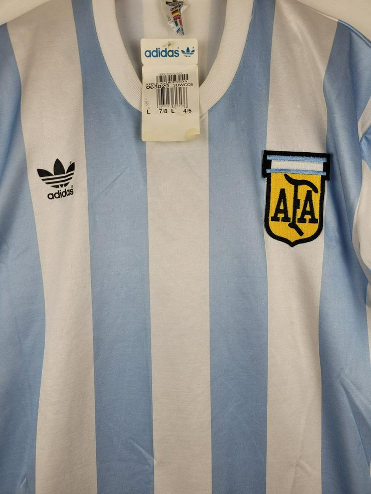 Argentinien Trikot L  88-90  €85 - Fußball - Bild 4