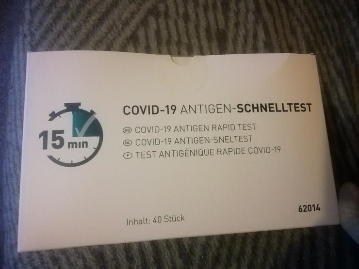 Schnelltest Box mit 40 Stück CORONA COVID 19 Tests  OVP 