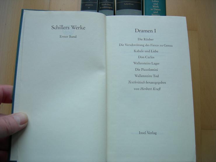Bild 3: SCHILLER: 4 Bände + Leben und Werk privat zu verkaufen