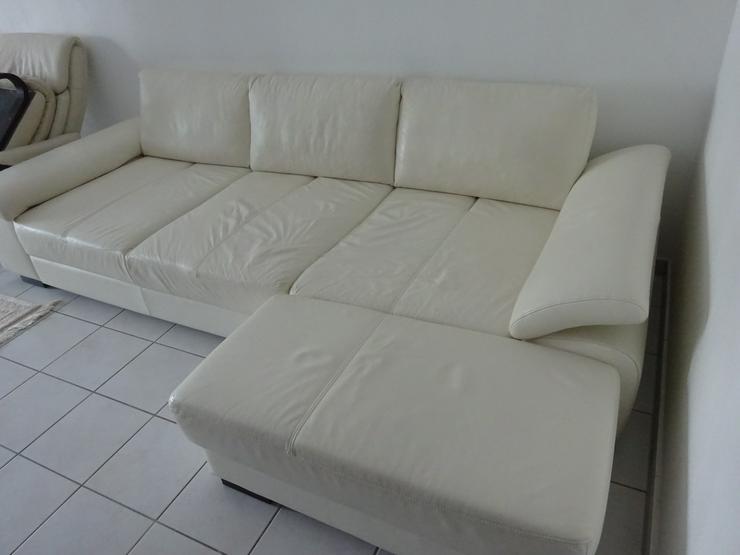 Bild 3: Sofa aus Echtleder