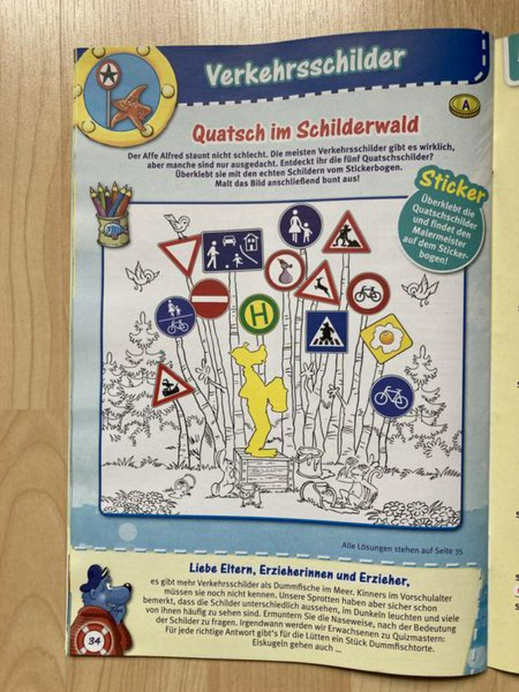 NEU 6er Set Verkehrsfibel Käpt’n Blaubär, für Kindergartenkinder - Kinder& Jugend - Bild 7