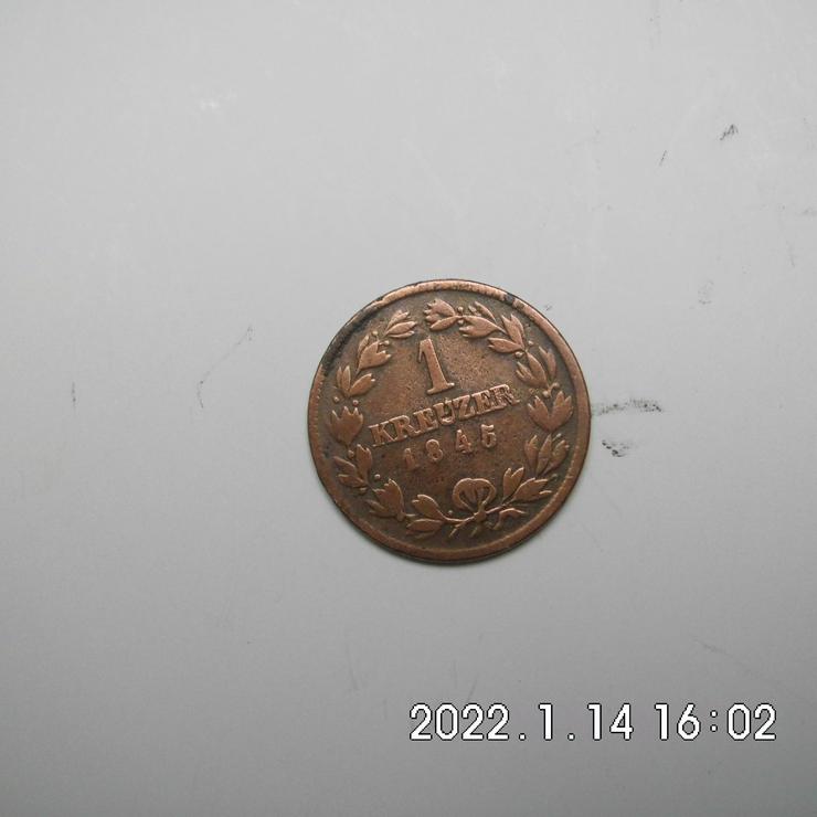 1 Kreuzer 1845+1772 - Europa (kein Euro) - Bild 2