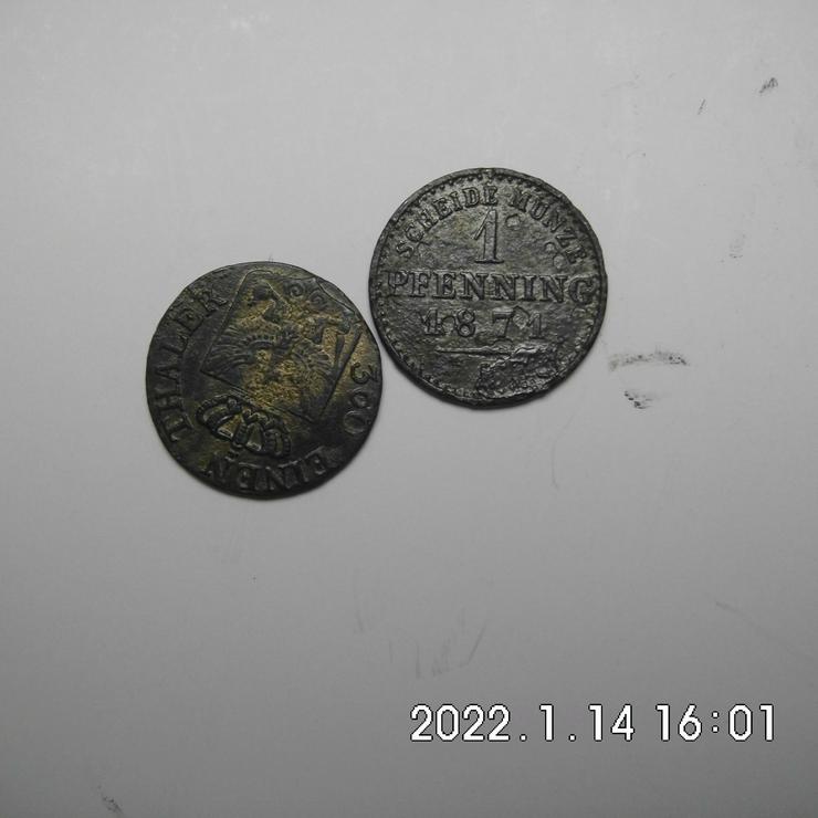 Bild 2: Preußen Scheidemünzen 1821+1871