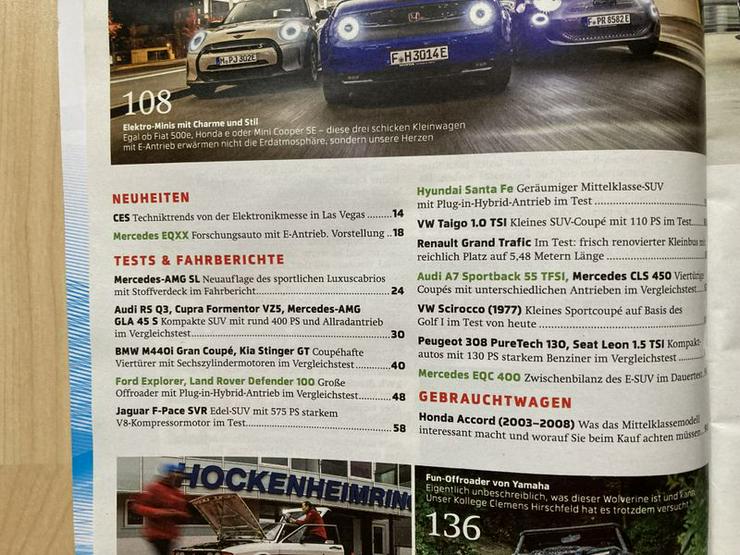 Bild 2: UNGELESEN Auto Motor und Sport Heft 3 v. 13.01.2022