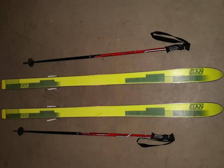 Bild 7: Ski, Elan-Team; 140 cm; mit Stöcken