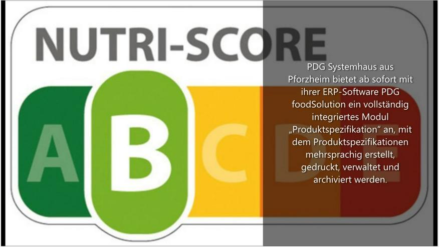 NutriScore - Produktspezifikationen einfach erstellen  - PC & Multimedia - Bild 1