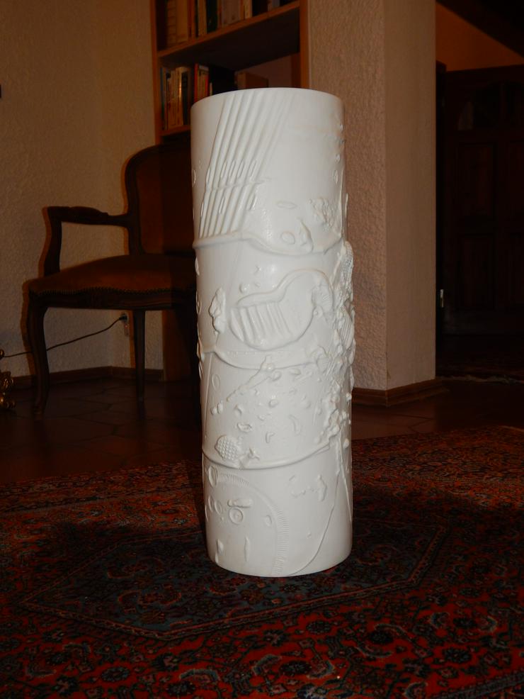 Rosenthaler moderne weiße Steh-Vase, zeitloses weißes absolutes top Design. - Vasen & Kunstpflanzen - Bild 6