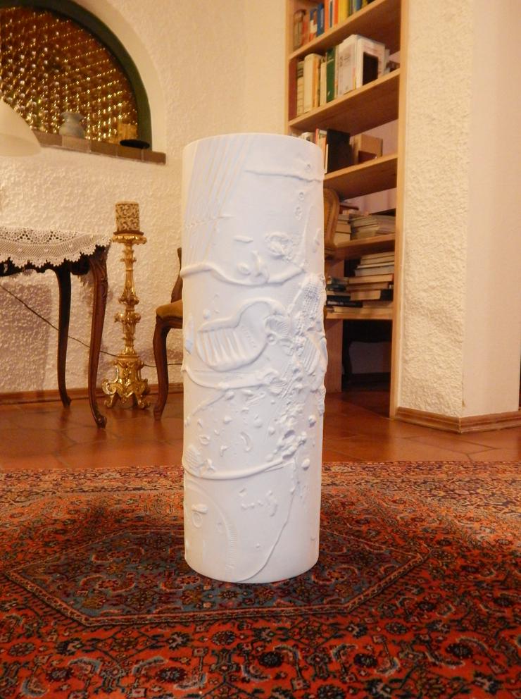 Rosenthaler moderne weiße Steh-Vase, zeitloses weißes absolutes top Design. - Vasen & Kunstpflanzen - Bild 2