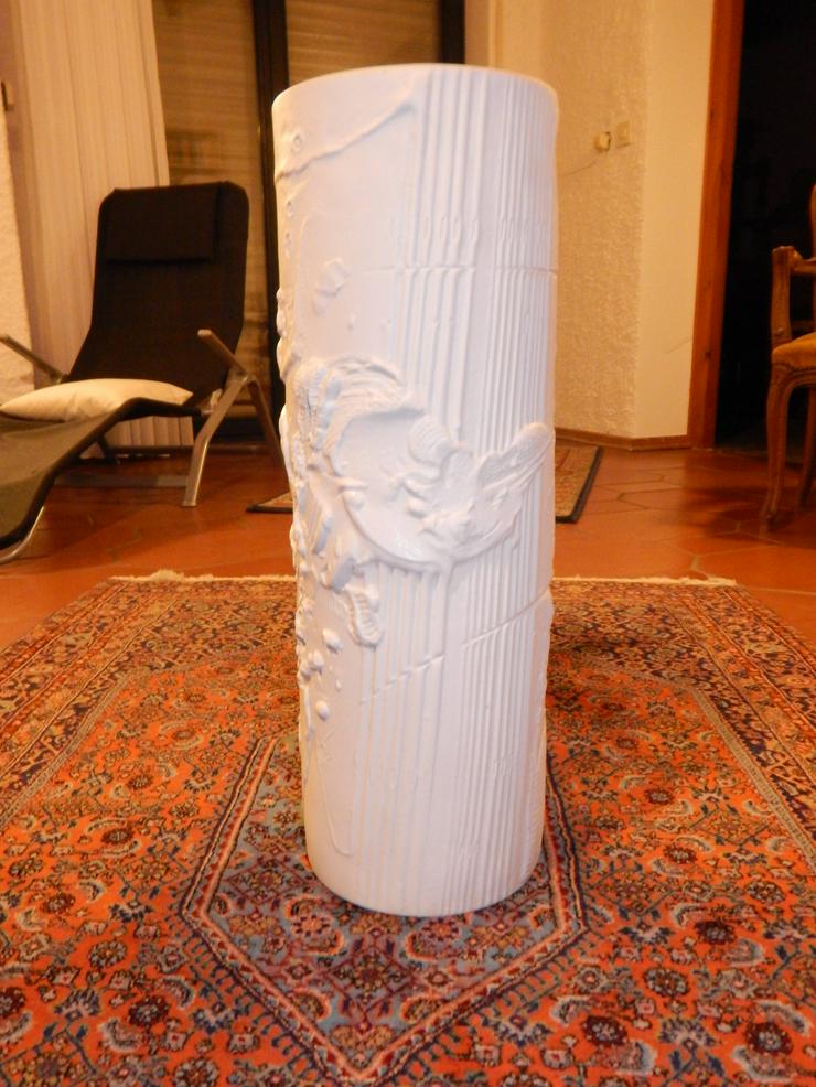 Rosenthaler moderne weiße Steh-Vase, zeitloses weißes absolutes top Design. - Vasen & Kunstpflanzen - Bild 3