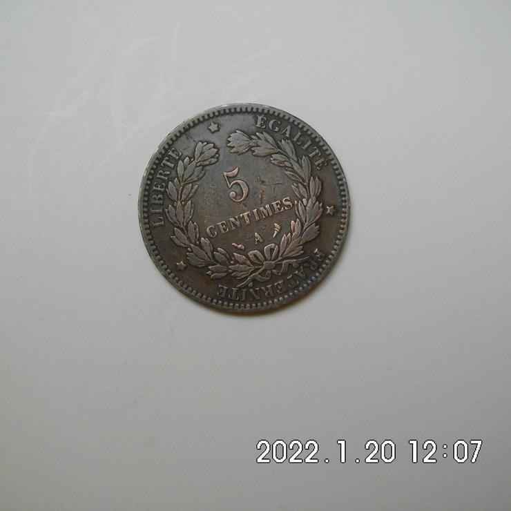 Frankreich  5 Centimes 1897 A - Europa (kein Euro) - Bild 1