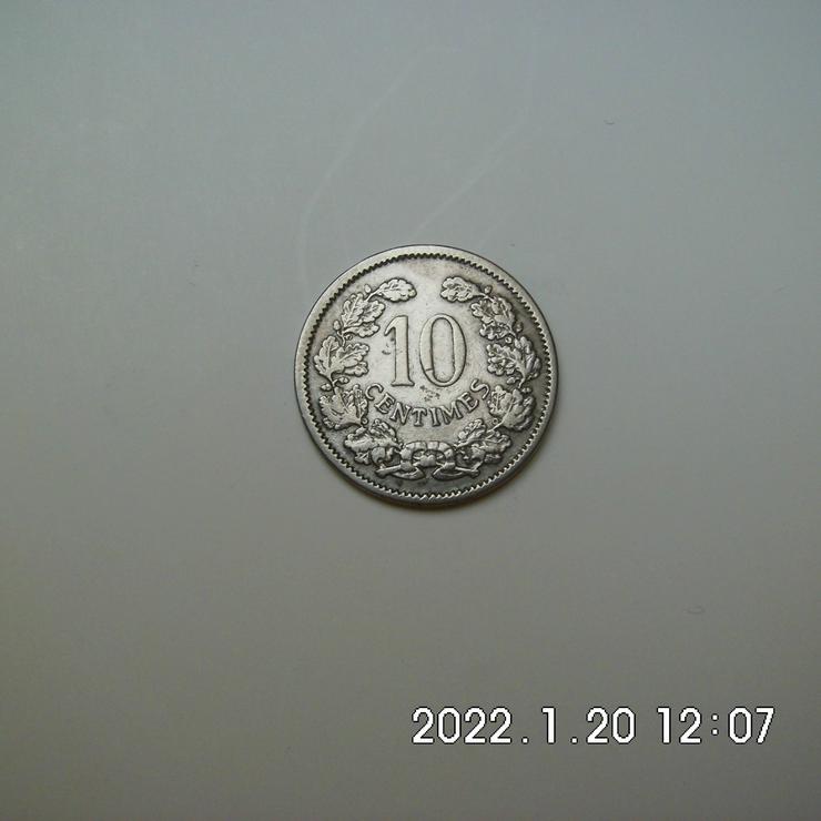 Bild 2: Luxemburg 1901 10 Centimes