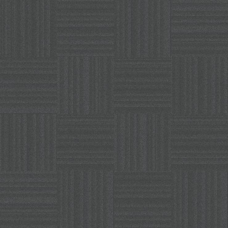 Schöne dunkelgraue Teppichfliesen mit Muster von Interface  - Teppiche - Bild 2