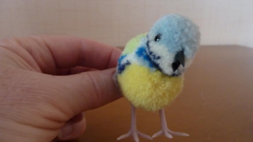 Original Steiff Woll-Miniaturvogel