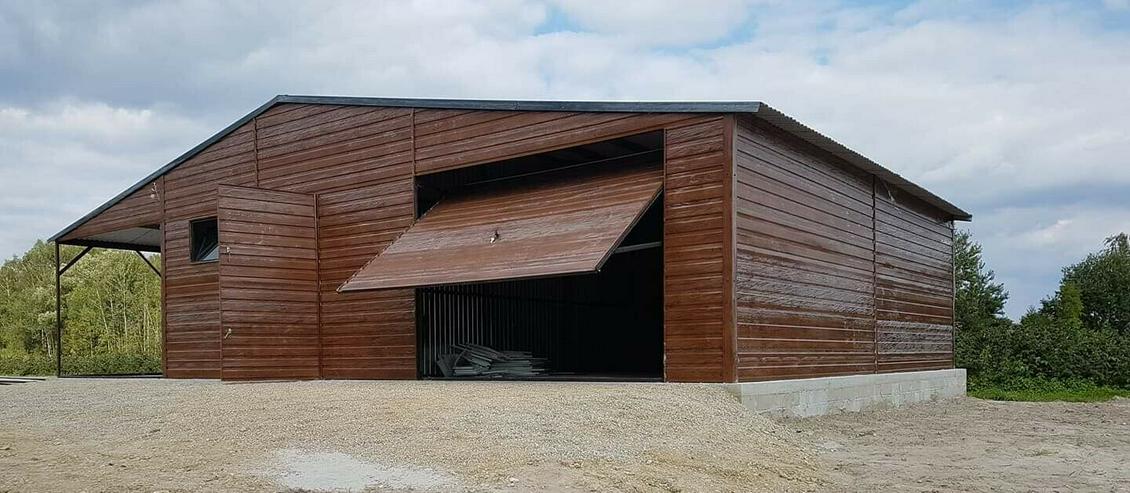 Kleinanzeige Doppeltgarage Metallgarage Lagerhalle 11x7 m Blech verzinkt Carport aus Stahl - Garagentore - Bild 4