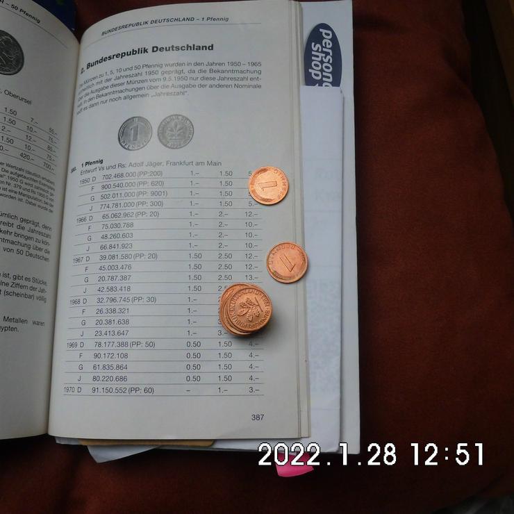 DM 1 Pfennig b1983 D bankfrisch - Deutsche Mark - Bild 1