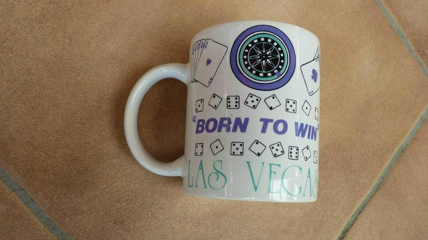 Bild 4: 2 Original Kaffeebecher aus USA, Neu, Las Vegas und Cats
