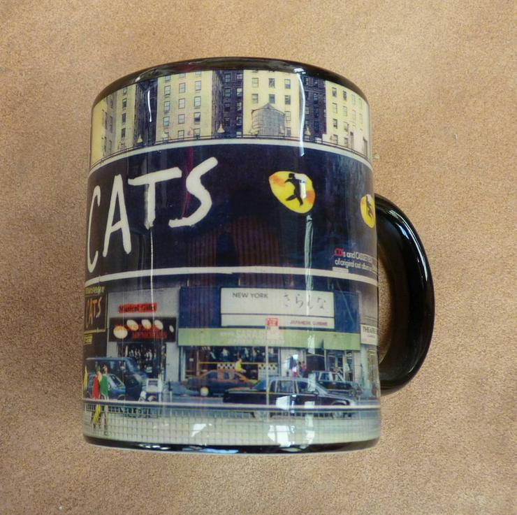 2 Original Kaffeebecher aus USA, Neu, Las Vegas und Cats
