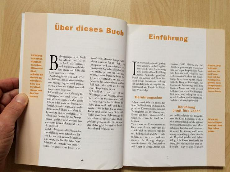 Buch Babymassage Peter Walker, minimale Gebrauchtspuren - Pflege & Wohlbefinden - Bild 5