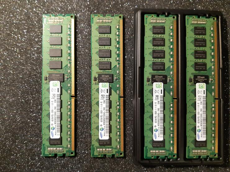 RAM 16 GB  (4x4 GB) DDR 3 PC3L -12800-11-11 ECC
