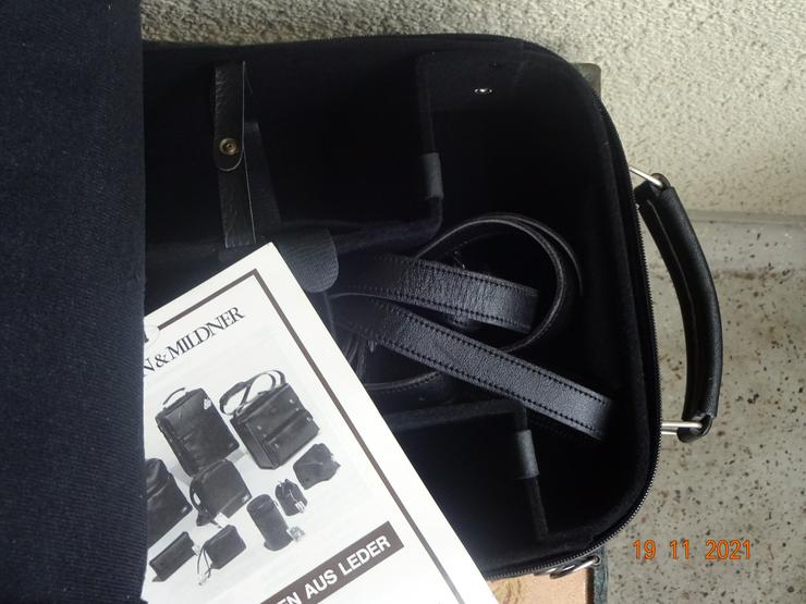 Profi Fototasche  / Koffer  schwarz Leder - Fototaschen & Kameraaufbewahrung - Bild 2