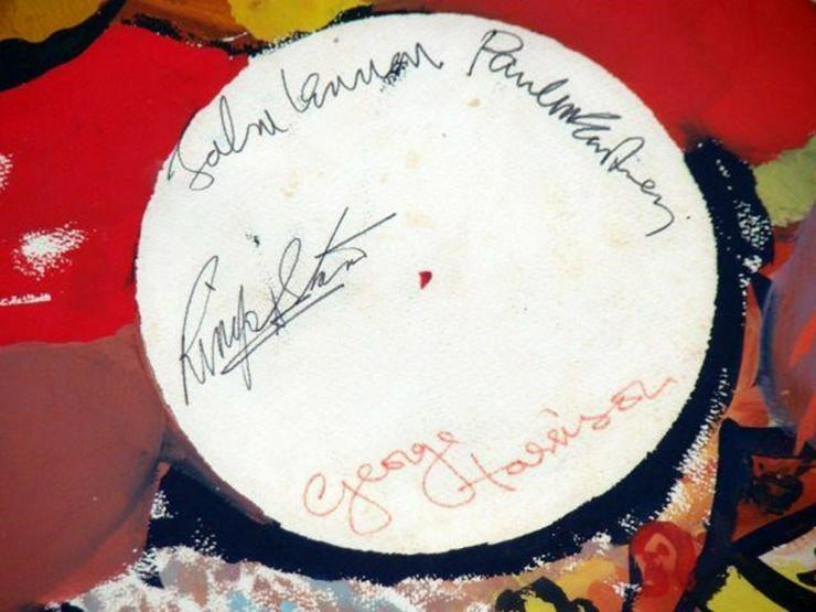 Bild 4: Die Beatles signiertes Kunstwerk. Hingucker! The Beatles Souvenir. Geschenkidee! Cooles Wandbild für Ihr Zuhause! Neu! 