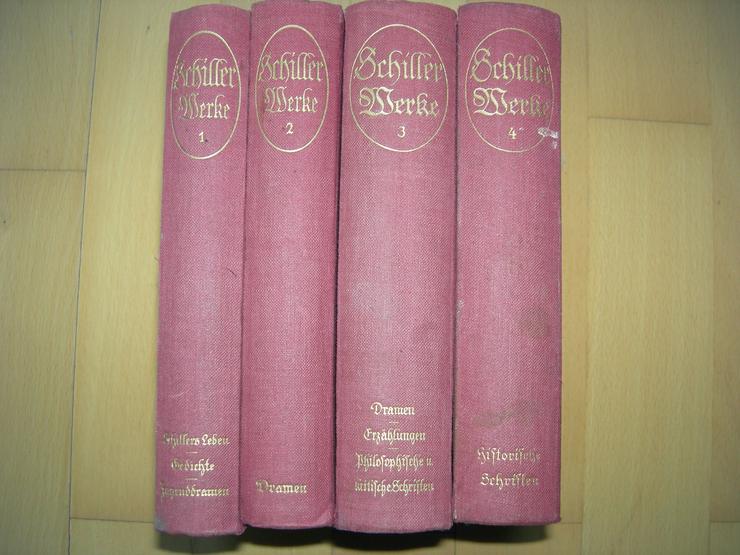 Schiller: Antike Ausgabe in 4 Bänden - Klassische Dichtung - Bild 1