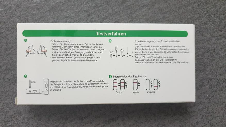 Bild 2: 18 Schnelltests