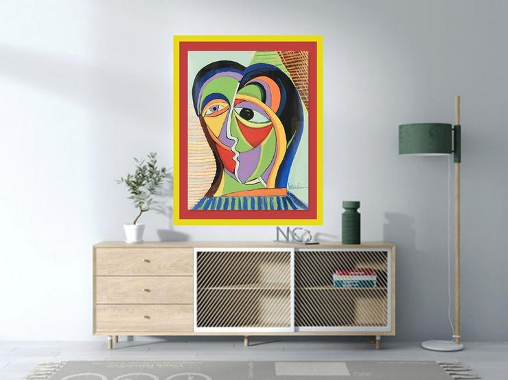 Bild 3: Anthony Quinn signiertes Kunstwerk. Hingucker! Cooles Wandbild für Ihr Zuhause! Neu! Souvenir. Geschenkidee! Verzollte Importware!