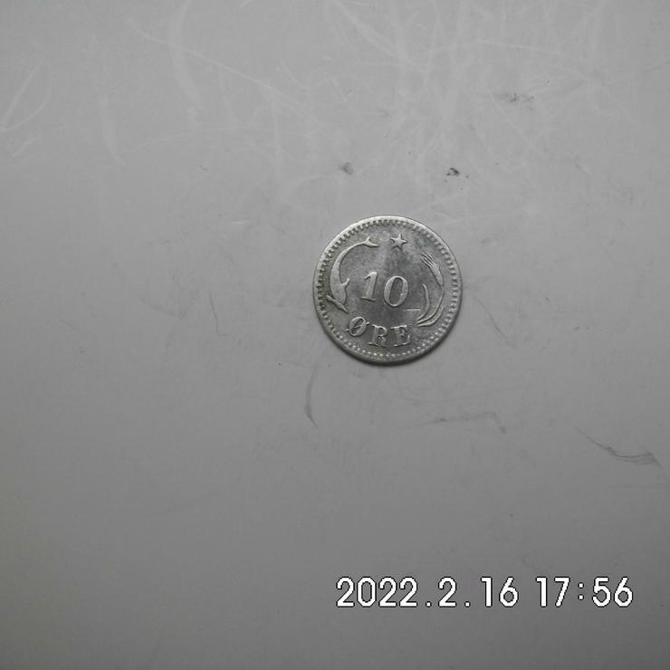 Bild 2: Dänemark 1874 10 Öre Silber