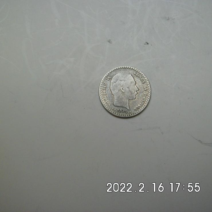 Dänemark 1874 10 Öre Silber