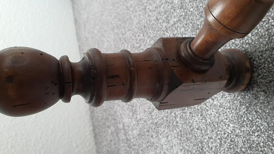 Bild 3: Antike Beistelltische 2x, jeweils mit 1 Schublade, antik