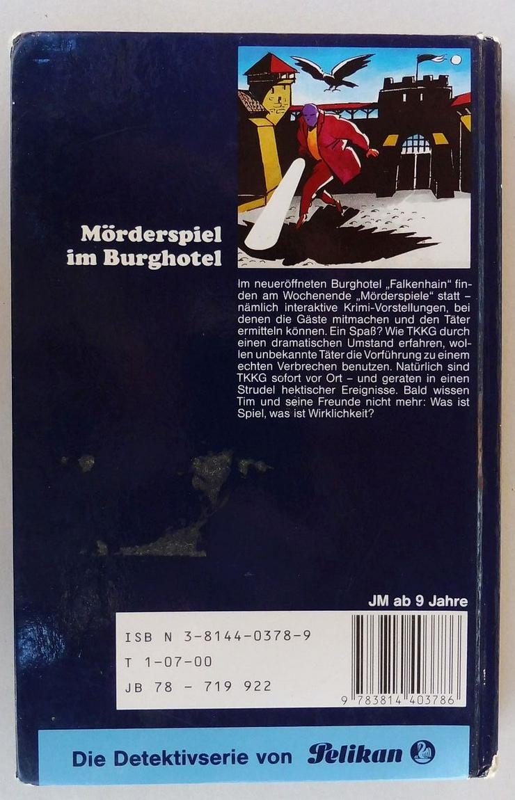 Bild 7:   7 Bücher TKKG und 2 Audiokassetten und  1 Kassette Zugabe