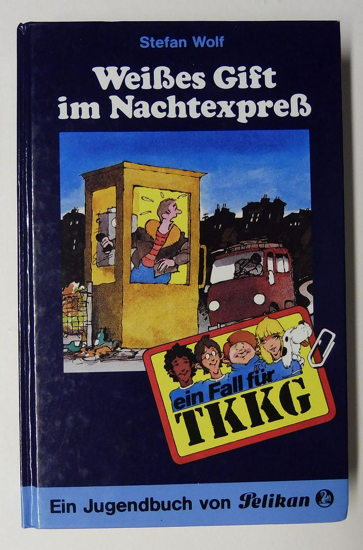 Bild 9:   7 Bücher TKKG und 2 Audiokassetten und  1 Kassette Zugabe