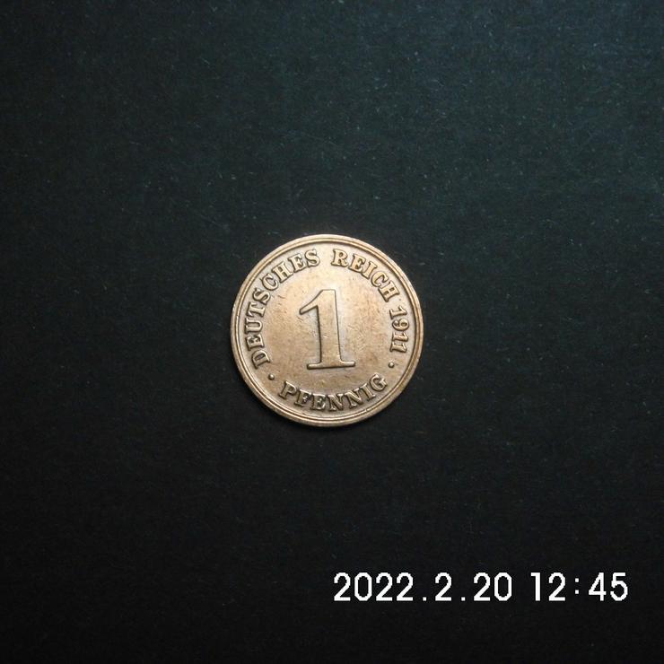 1 Pfennig 1911 D Stempelglanz