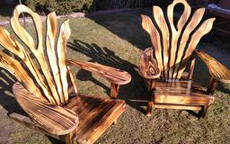 zwei Gartensessel aus Holz € 500 - Garnituren - Bild 9