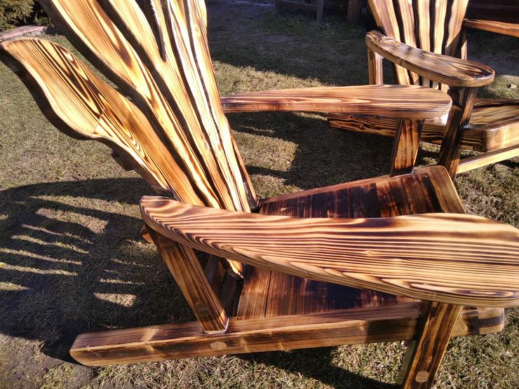 zwei Gartensessel aus Holz € 500 - Garnituren - Bild 1