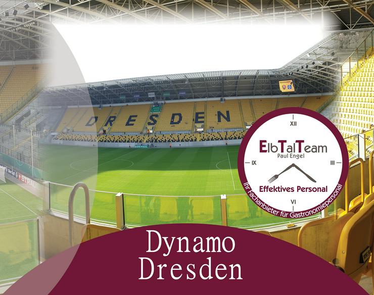 Heimspiel bei Dynamo Dresden... Sei mit unserem Team im Ausschank dabei