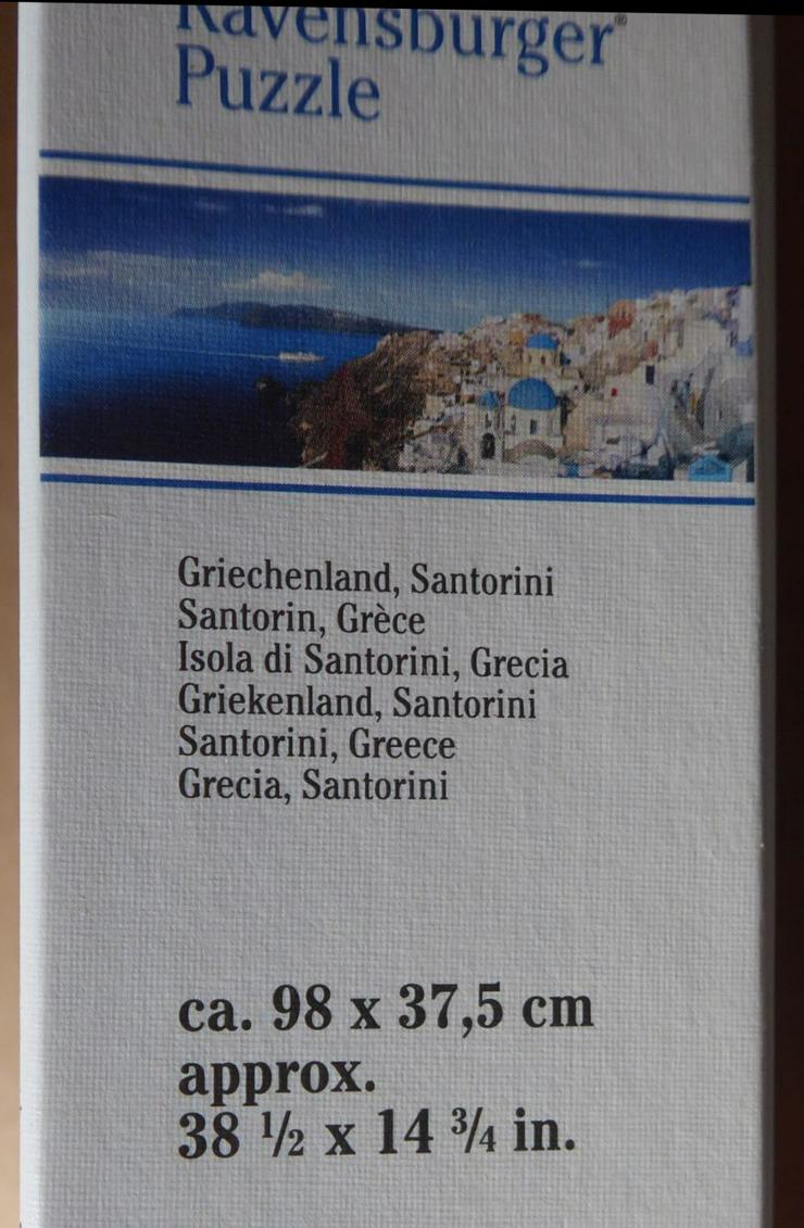 Bild 6: Santorin  Panorama  Puzzle+ Kelebek,Puzzle im Schmetterlingsstil , 1000 Teile