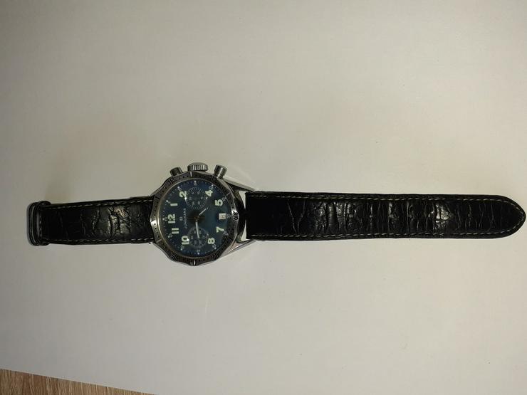 Bild 4: REPLIKA eines Junghans-Chronograph aus den 1950er Jahren (mit wohl russischem Uhrwerk)
