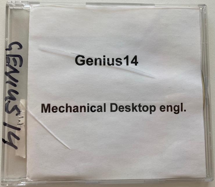 Genius 14 und Mechanical Desktop engl.