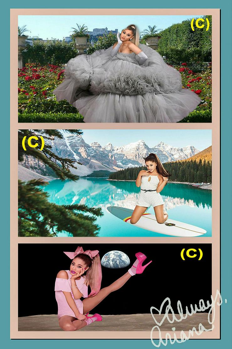 Bild 6: Ariana Grande: Signiertes Wandbild aus Hollywood! XXL. Wandschmuck. Wanddeko. 75x50 cm. USA-Import. Blickfang! Geschenkidee. Unikat. Deko. 