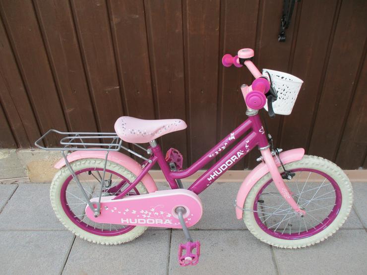 Kinderfahrrad 16 Zoll von Hudora in rosa Versand auch möglich - Kinderfahrräder - Bild 1